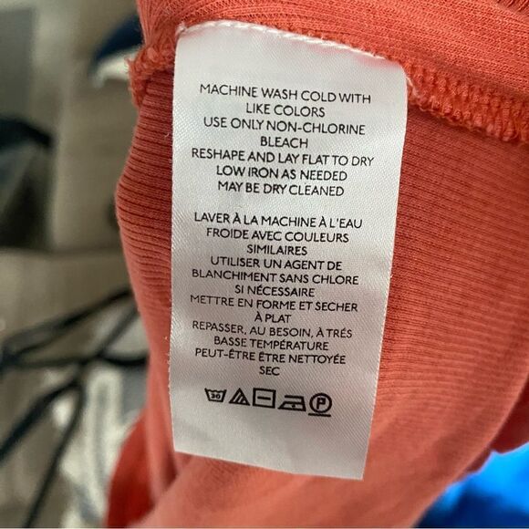 Anthropologie Pilcro Coral Ribbed Tank Top Size Small - Picture 9 of 9